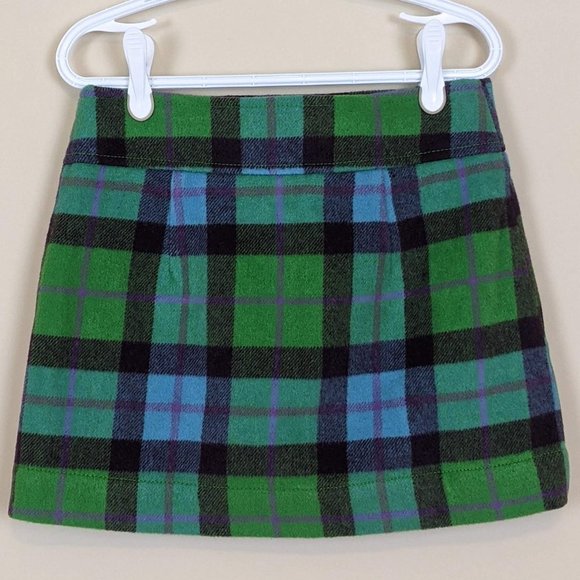 Gap Kids Green Plaid Skirt Size 8 - Picture 2 of 12